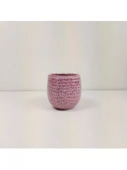 Osłonka Ceramiczna Różowa DRINA HANDMADE