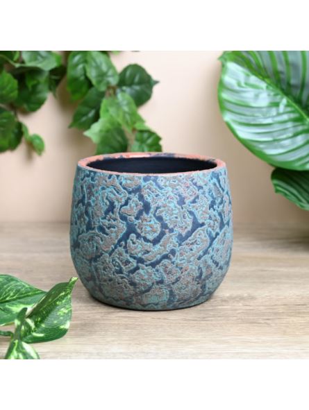 Okrągła donica ceramiczna CLEMENTE