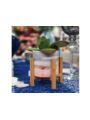 Donica Ceramiczna na Drewnianym Stojaku FLORA